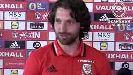Joe Allen Pre-Match Press Conference - Serbia v Wales - World Cup Qualifier_low