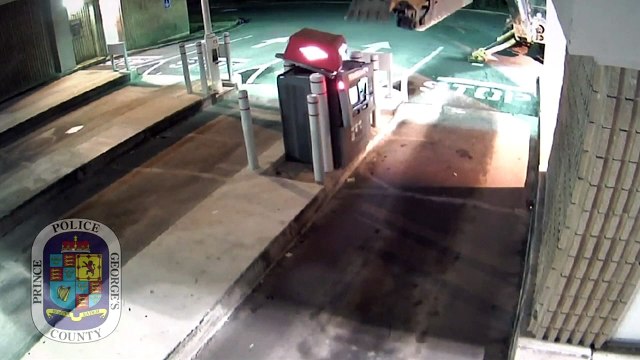Stolen digger used to tear up cash machine in failed robbery