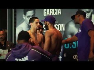 Danny garcia vs lamont peterson faceoff and weigh in - EsNews boxing