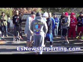 inside manny pacquiao training camp for floyd mayweather - EsNews