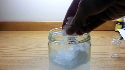 Sodium Polyacrylate and Water