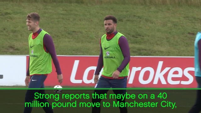 Kane and Walker together with England, but will Kyle be at Spurs next season?