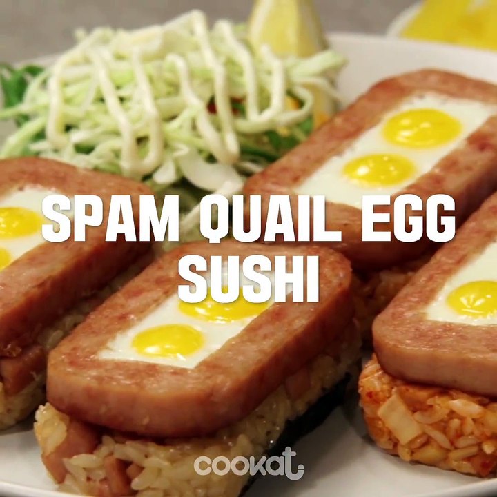 Cookat - Spam Quail Egg Sushi❤️ ▶Follow Cookat for more awesome...