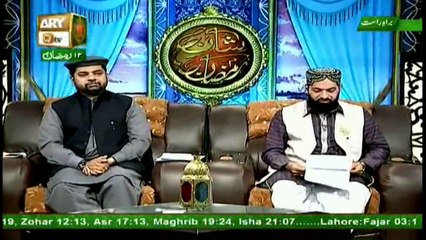 Naimat e Iftar (Live from Lhr) - Segment - Qasas ul Anbiya - 8th Jun 2017