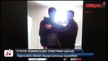 Otistik kardeşlere dayak