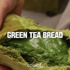 Cookat - -Green Tea Bread- So Yummy & Greeny --) ▶Follow Cookat...