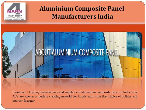 aluminium panel sheet manufacturers India