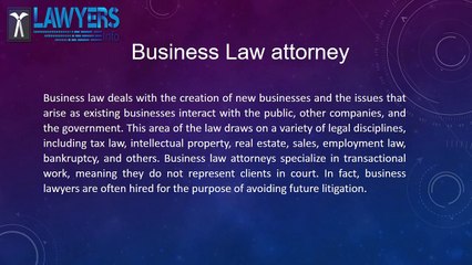 business law lawyers info