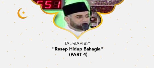 Damai Indonesiaku Ramadhan - "Resep Hidup Bahagia" (part 4)