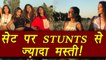 Khatron Ke Khiladi 8: Hina Khan, Nia Sharma, Manveer Gurjar ENJOYING on sets | FilmiBeat