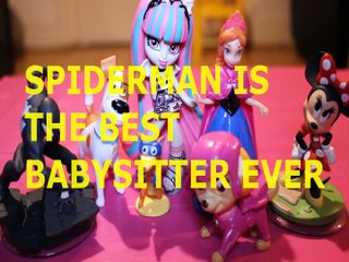 Toy SPIDERMAN IS THE BEST BABYSITTER + MAX TSLOP SWIPER DORA ROCHELLE ANNA SKYE MINNIE MOUSE