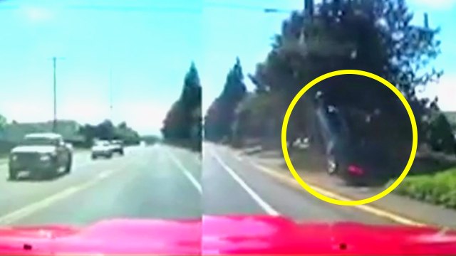 Un automobiliste se fait rattraper par le karma