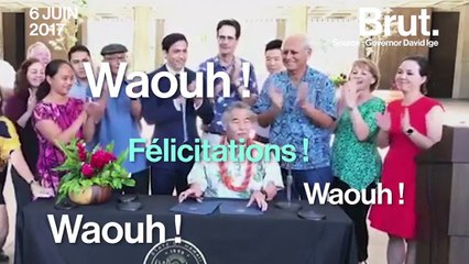 L’État américain d’Hawaï signe les accords de Paris