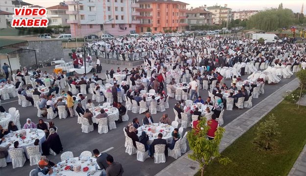 (8 Haziran 2017) Kayseri Şeker İftar Sofrasını Bu Defa Yeşilhisar'da Kurdu