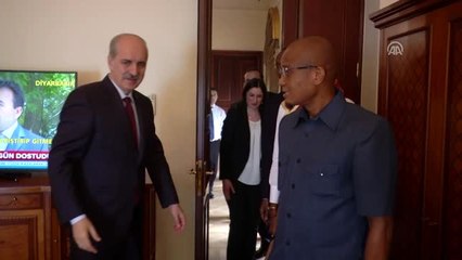 Kurtulmuş, Gana Enformasyon Bakanı Mustafa Abdülhamid'i Kabul Etti