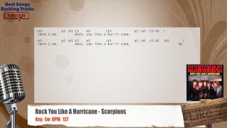Rock You Like A Hurricane - Scorpions Vocal Backing Track with chords and lyrics