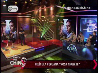 Entrevista a Actores de la Pelicula Rosa Chumbe en La Banda