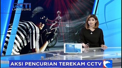 Nekat Curi Helm di Belakang Kantor Polisi