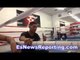 trainer marc coronel  working with boxing stars at goossen gym EsNews