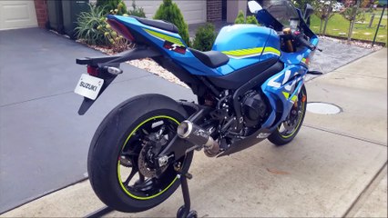 2017 L7 Suzuki GSXR 1000 R ASR Carbon slip on muffler exhaust sound clip