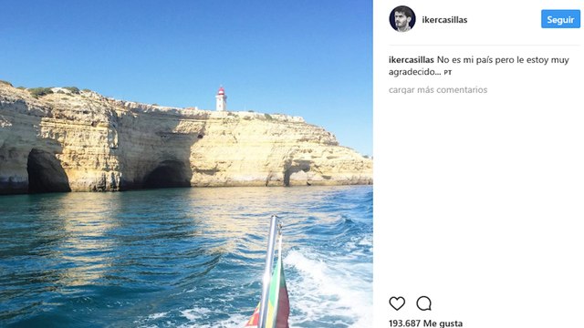 Casillas y Sara pasan sus vacaciones entre España y Portugal