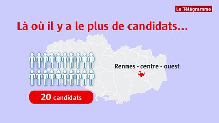 Législatives 2017. Le panorama des candidats en une minute
