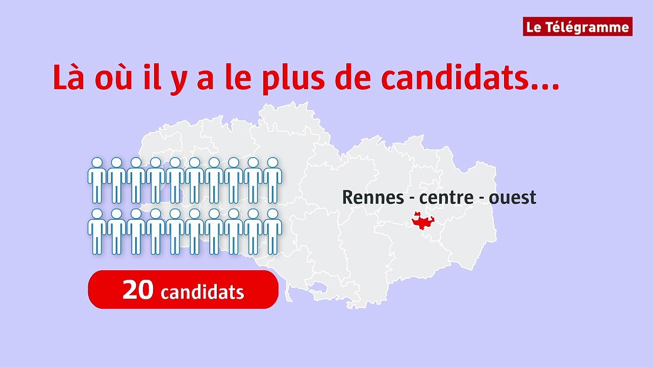 Législatives 2017. Le panorama des candidats en une minute
