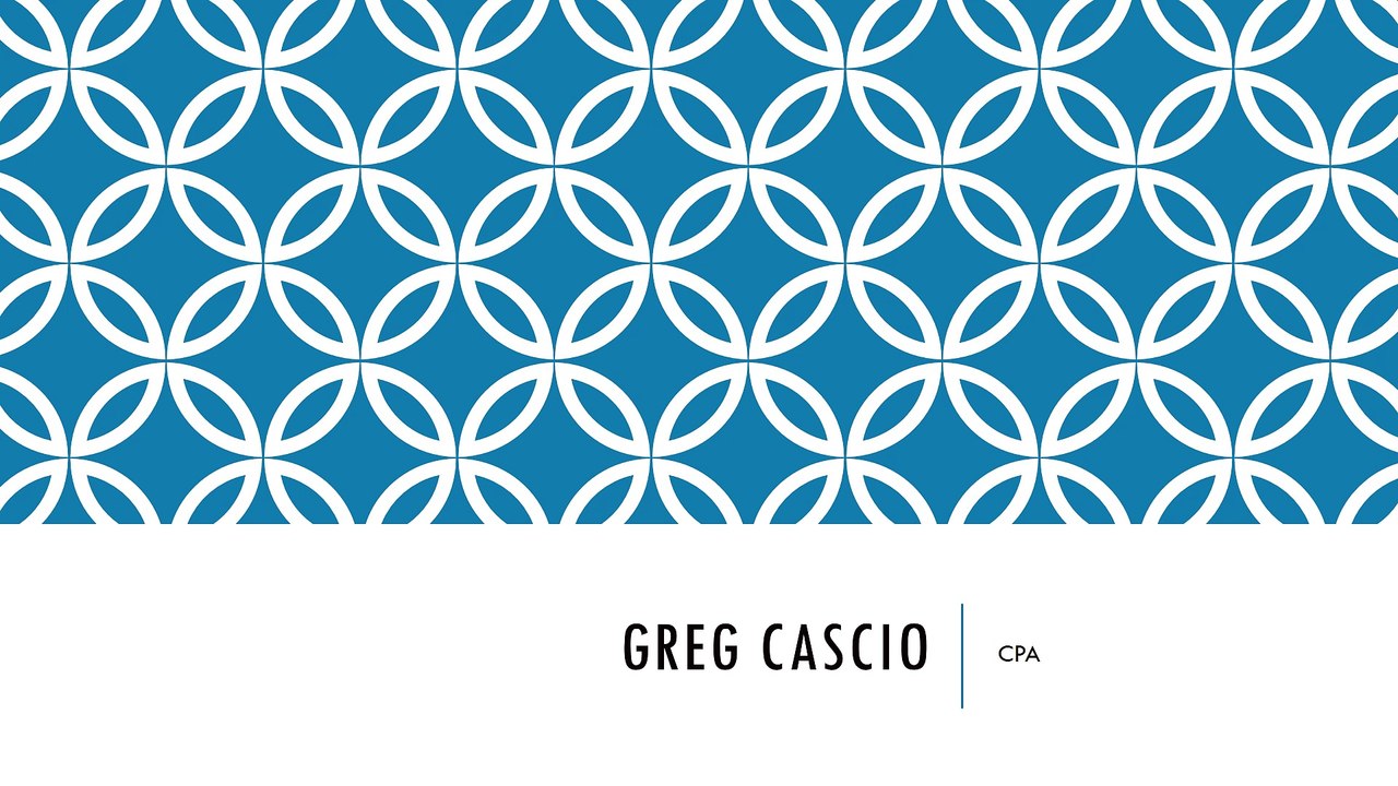 Greg Cascio - CPA