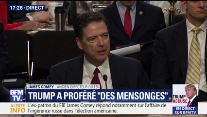 "Les Russes sont intervenus pour perturber notre processus électoral", assure James Comey
