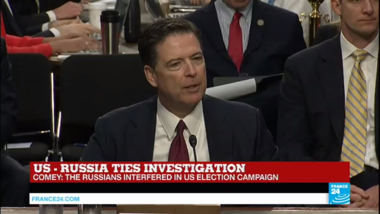 Comey on Russia meddling in Election: "That happened, it's very serious, this is about America!"