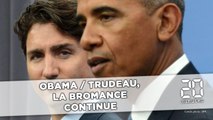 Barack Obama et Justin Trudeau: La bromance continue