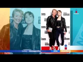 Emma Thompson y su hija son idénticas | Imagen Noticias con Francisco Zea