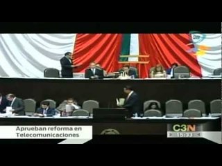 Después sesión de 17 horas la Camara de Diputados aprueba Reforma en Telecomunicaciones