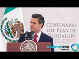 Peña Nieto advierte que sólo la unidad vencerá a la delincuencia