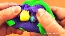 Play-Doh Surprise Egg Birthday Presents Dora Cars 2 Smurfs My Little Pony Lalaloopsy Toys FluffyJet,Hd Tv 2017