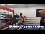 Boxing Star Andre Berto Reporting Live From Goossen Gym - EsNews