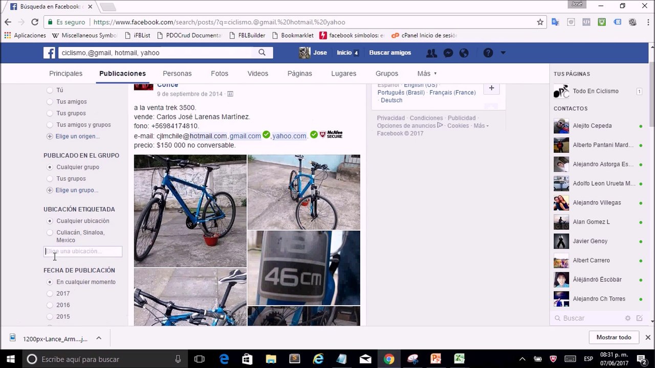 Como Extraer Cientos de Correos Electrónicos Reales De Facebook | Como Sacar Correo Electrónico de Facebook