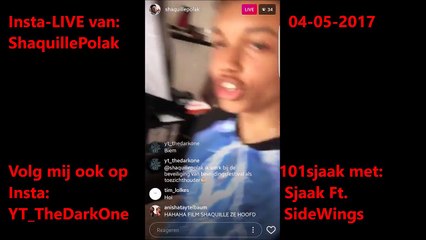 101sjaak - Shaquille Polak FT. SideWings (instagram live 4 Mei)
