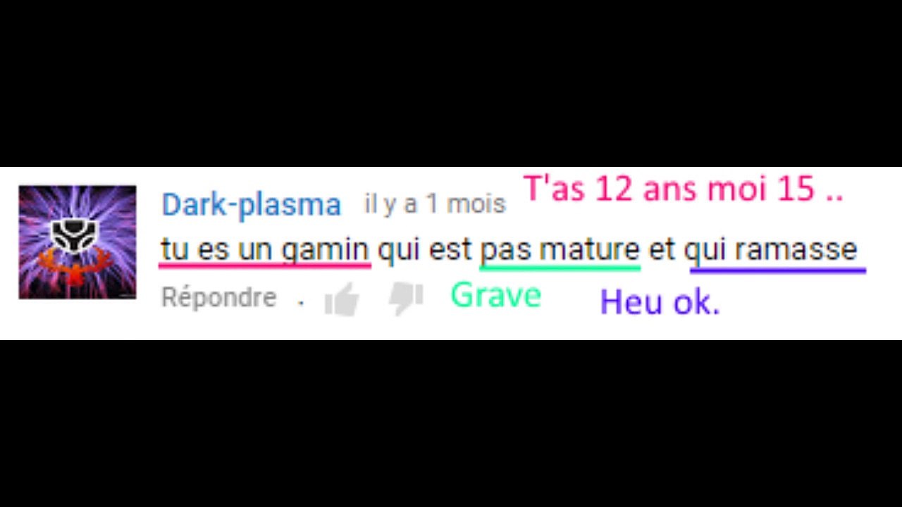 J'ANALYSE vos MÉCHANTS COMMENTAIRES :c