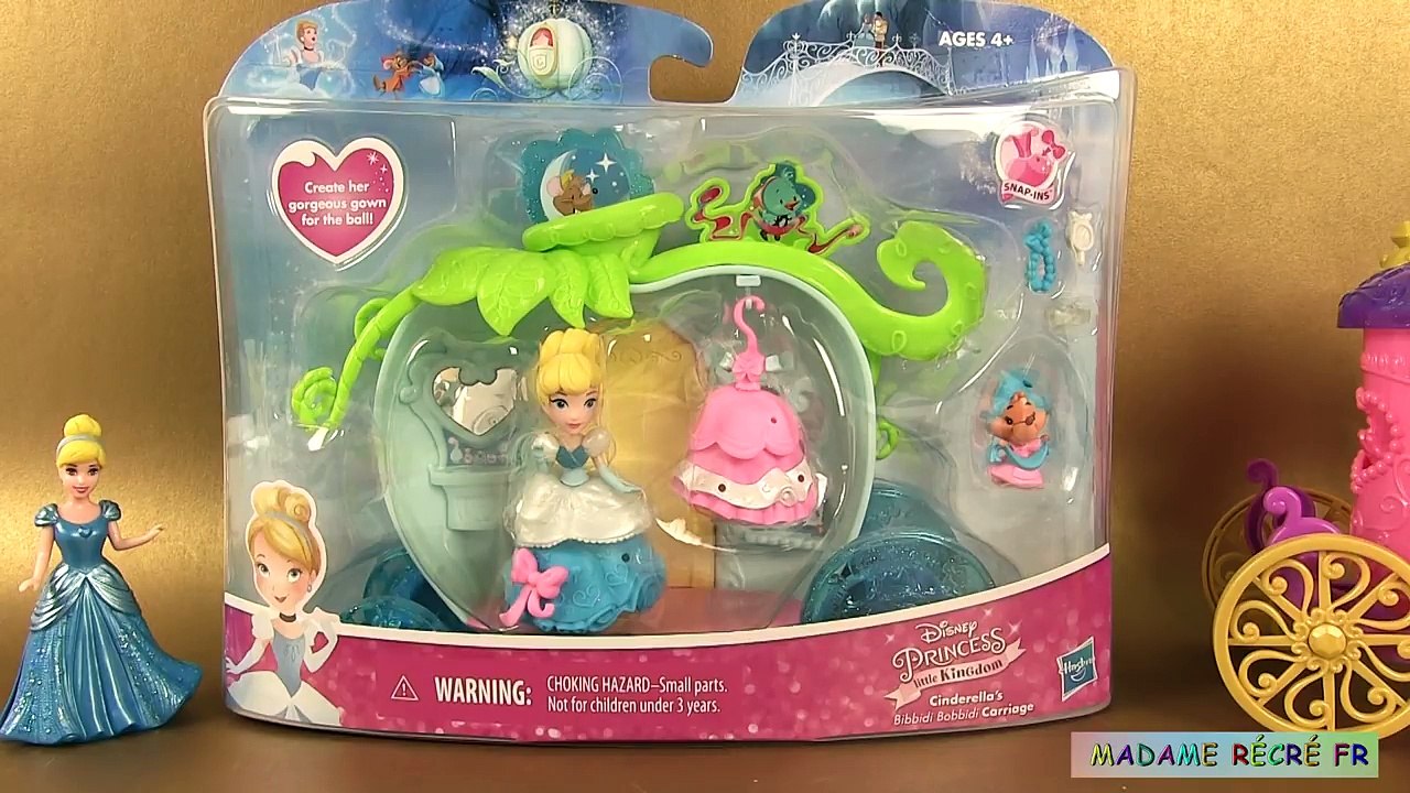 Pâte à Modeler Play Doh Princesse Cendrillon et Carrosse Citrouille Little Kingdom