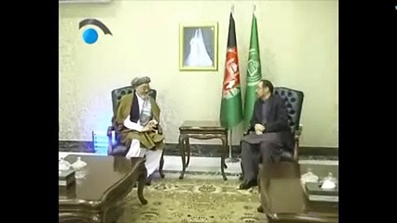 صلاح الدین ربانی به دیدار کریم خلیلی رفت