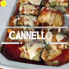 Receita Low-Carb     (Canelone de berinjela)