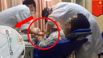 Dentists drill man’s phallus free after he gets it stuck in a wrench