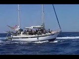 Santa Maria di Leuca (LE) - Soccorsi migranti su barca a vela in avaria (08.06.17)