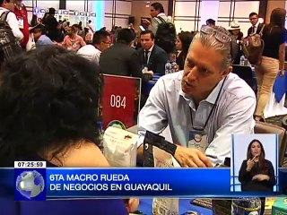 En Guayaquil se llevó a cabo la 6ta Macrorueda de negocios 2017