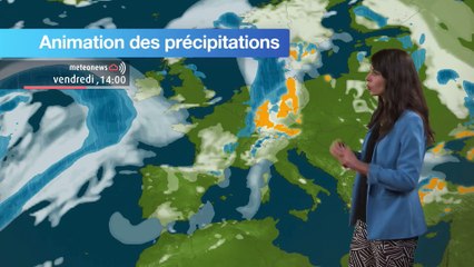 Prévisions météo pour la journée du vendredi 9 juin