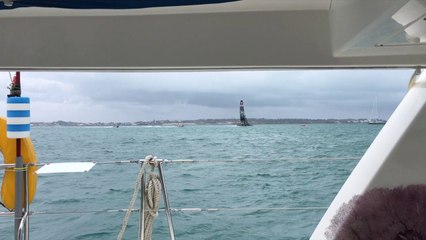 Yachting Goes Cruising on The Moorings 4800 During AC35