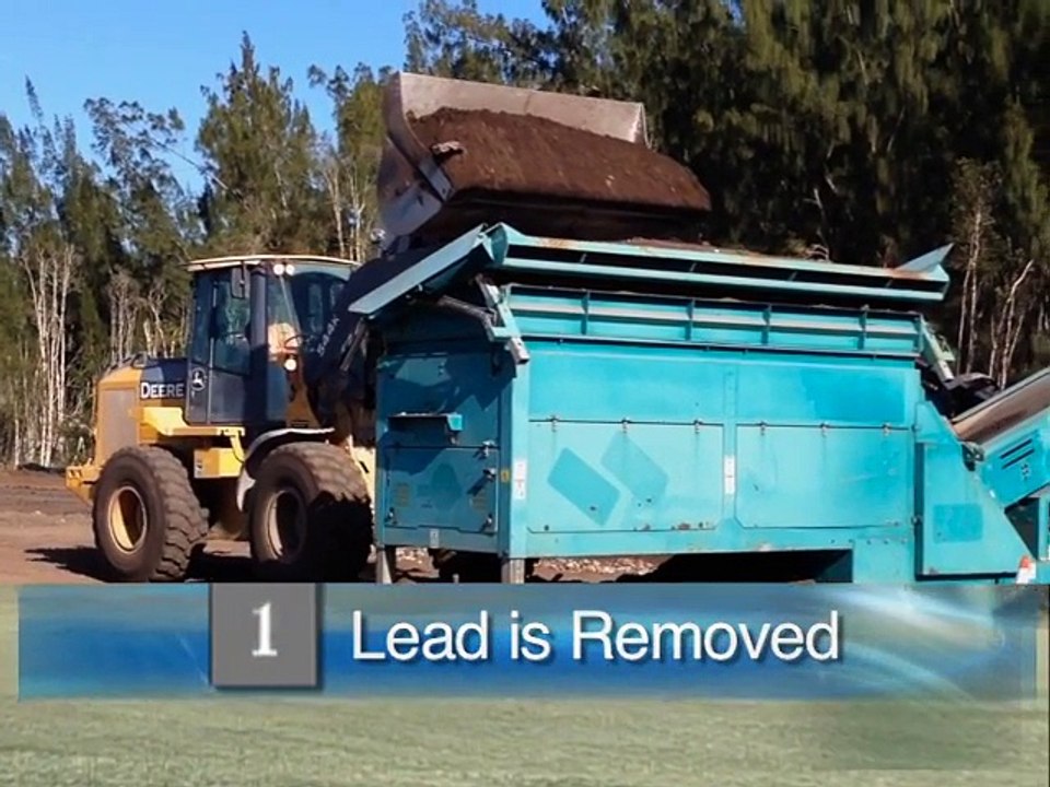 Firing Range Lead Reclamation Service Gun range lead removal