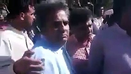 PMLN Leader Chaudhry Abdul Ghafoor Abusing DSP Outside JIT