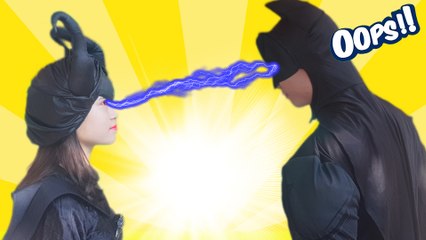 Joker kidnap Frozen Elsa Maleficent hypnotize Batman Spiderman Deadpool rescue Elsa Superhero funny
